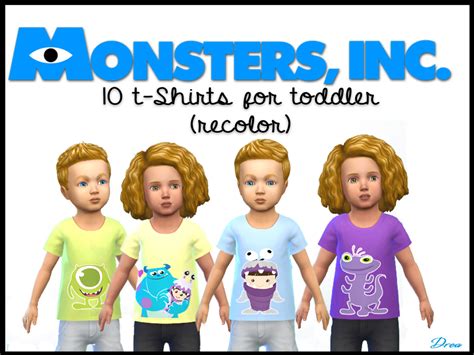 Sims 4 Ccs The Best Toddlers Shirts By Drea Sims