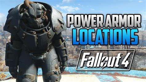 Fallout 4 All Full Power Armor Locations T45 T51 Raider T60 And X
