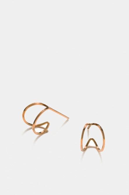 Double Wrapped Gold Hoops Gold Hoops Gold Jewelery