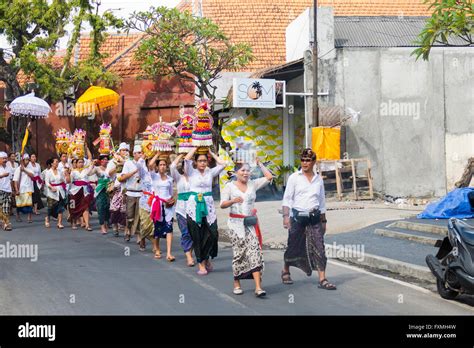Traditional Balinese Ceremonies Ubud Bali Indonesia Stock Photo Alamy