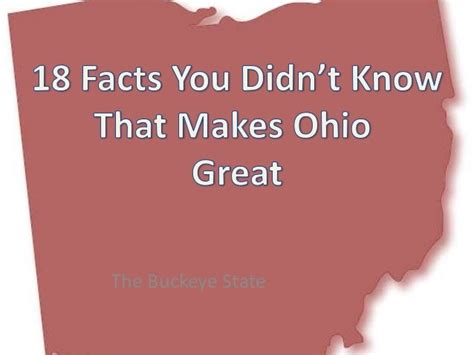 18 Facts You Didnt Know That Makes Ohio Great