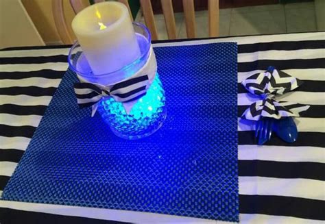 Looking for baby shower themes? Bow tie themed centerpiece | Bow tie theme, Baby shower ...