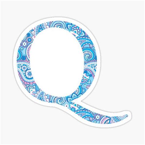 Letter Q Stickers For Sale Initials Sticker Lettering Pretty Letters