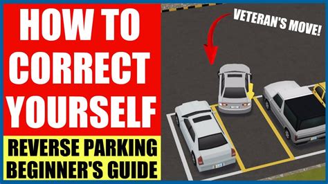 How To Correct Yourself Reverse Parking For Beginners Youtube