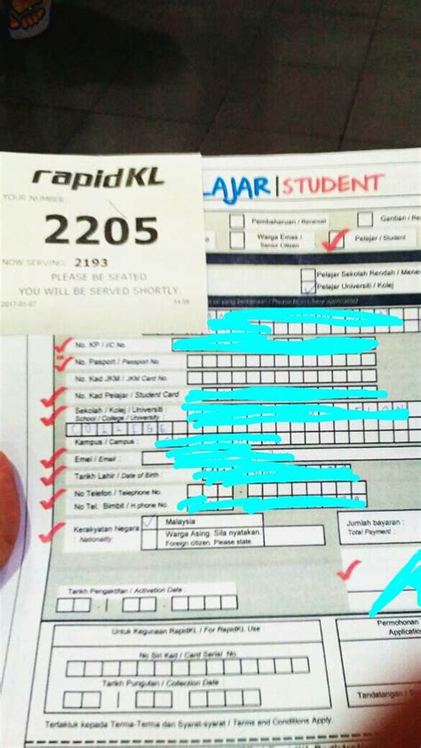 Since we don't refund the processing fees, make sure you are eligible before you apply. Bits: Kad Konsesi Rapid KL Untuk Pelajar / Make a RapidKL ...