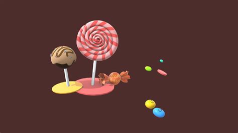 Sweets And Candies 3d Model By Jre Jrexes F686031 Sketchfab