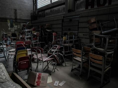 Abandoned School Gym Flint Mi Photorator