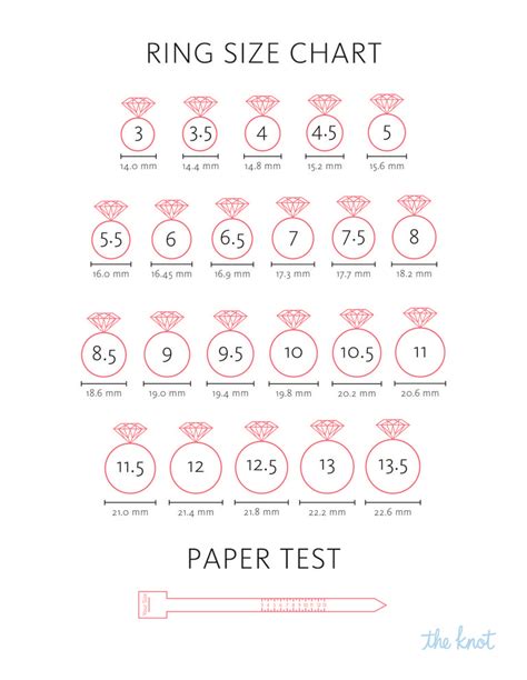 Heres How To Easily Measure Your Ring Size At Home Printable Ring