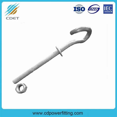 Hot Dip Galvanized Steel Foundation Anchor Bolt Arnoldcable