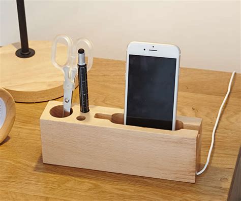 Import quality phone holder for table supplied by experienced manufacturers at global sources. Multipurpose Wooden Pen Pencil Holder Phone Charging ...