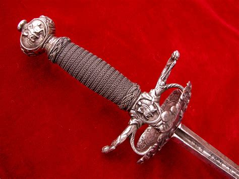 Fantastic Chiseled Steel Dutch Rapier Small Sword Circa 1660 S732