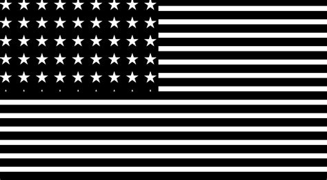 Black And White Usa Flag Png Png Image Collection