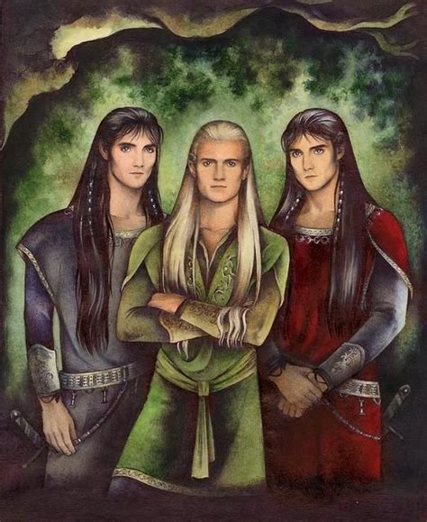 Elladan Legolas And Elrohir Tolkien Elves Tolkien Books Tolkien Art