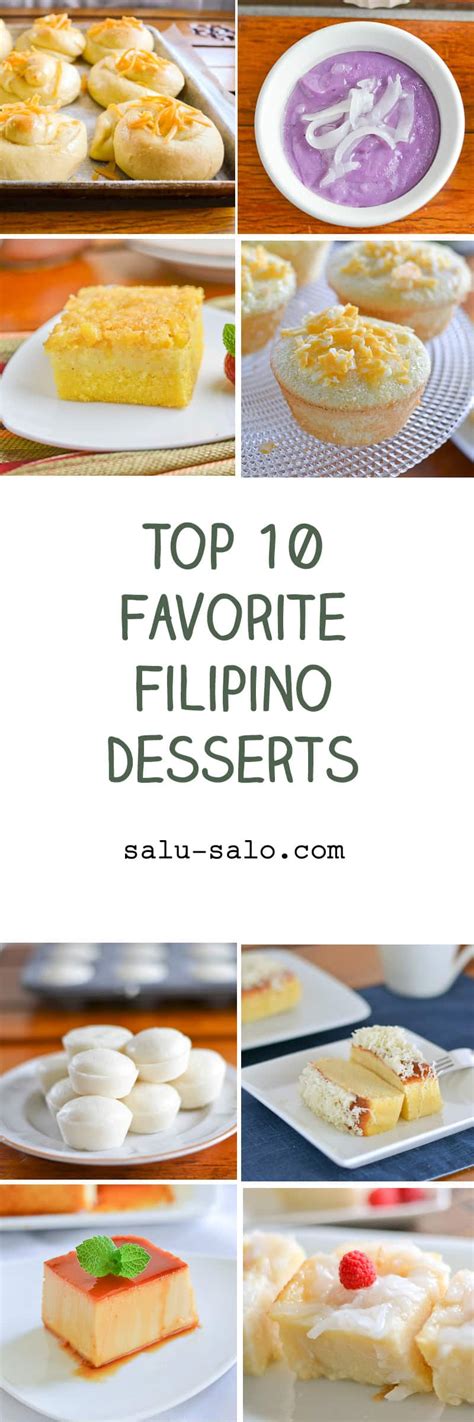 Filipino Desserts List