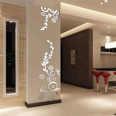 Home Décor Diy 3d Acrylic Crystal Wall Stickers Living Room Bedroom