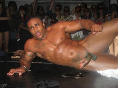 Male Stripper Boner Cumception