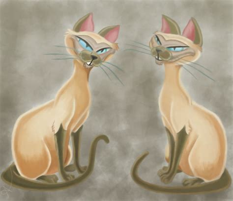 Si and Am by alice-castiel on DeviantArt | Cat art illustration, Cat
