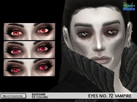 The Sims Resource Vampire Eyes By Mahocreations Sims 4