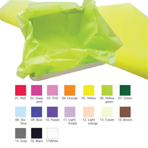 Bulk Tissue Paper Size297mm210mm 500sheets17colors Ebay