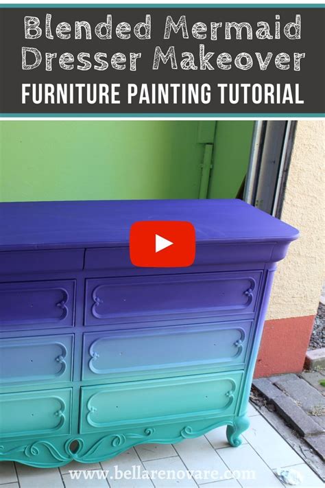 Complete Dresser Makeover How To Paint Furniture With An Ombre