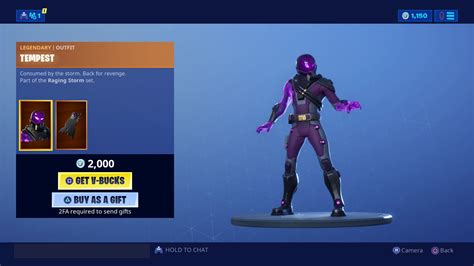 Animated Tempest Pores And Skin Thunders Into The Fortnite Merchandise