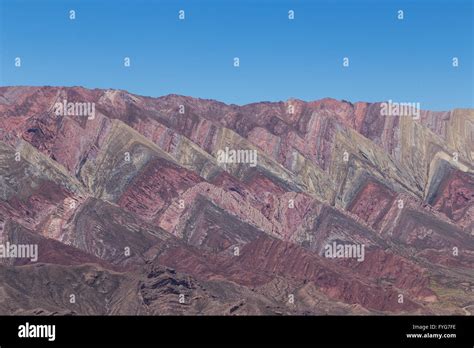 Mountain Of Fourteen Colors Quebrada De Humahuaca In The Northwest Of