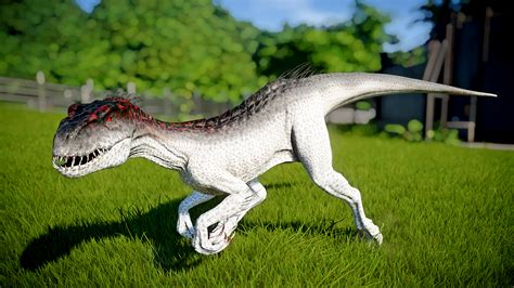 This beast is fully posable. White Indoraptor 😱 : jurassicworldevo