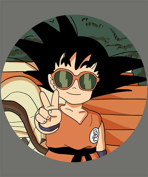 Son Goku With Sunglasses Dragon Ball Digital Art By Phai Bui Fine