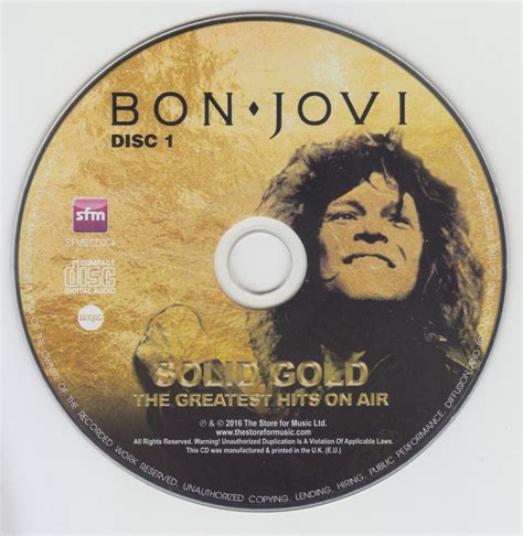 bon jovi “solid gold the greatest hits on air″ cd 1983 1984 1988 1989 1995 redbank s bon jovi