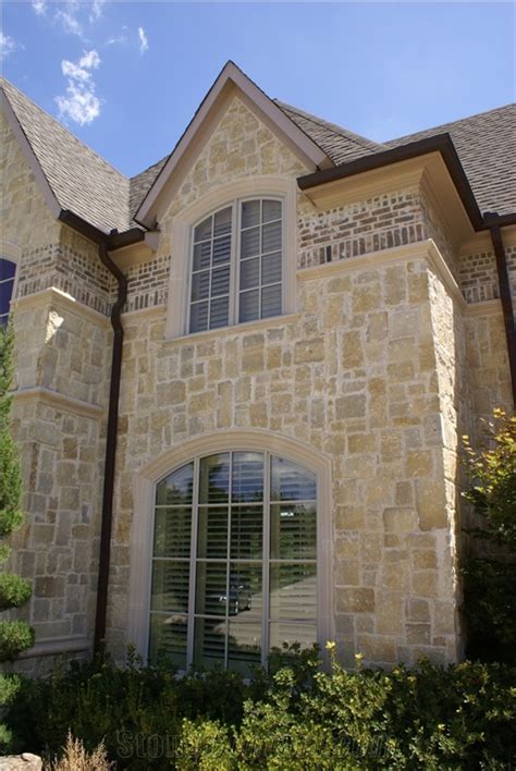 Light Antique Lueders Limestone Building And Walling From United States