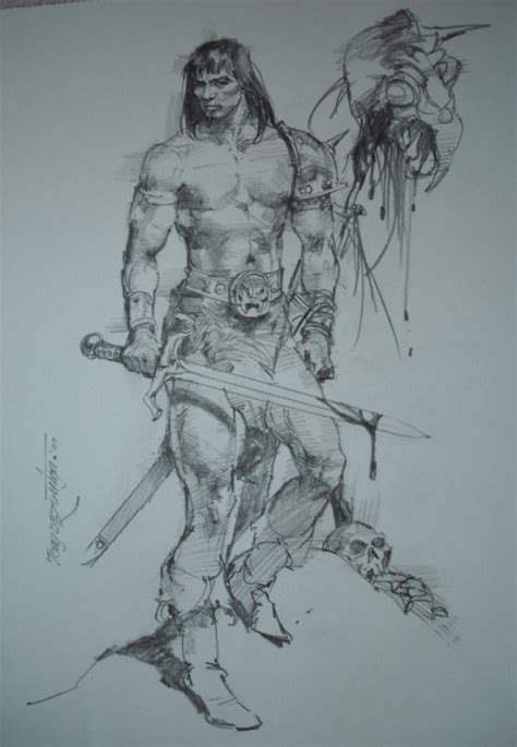 Conan Par Tony De Zuñiga Illustration