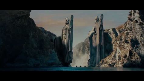 Death Of Gandalf In Moria Anduin River And The Argonath Alternative