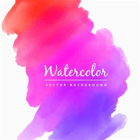 Free Vector Watercolor Background
