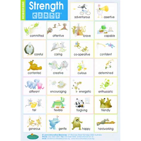 Free Printable Strength Cards
