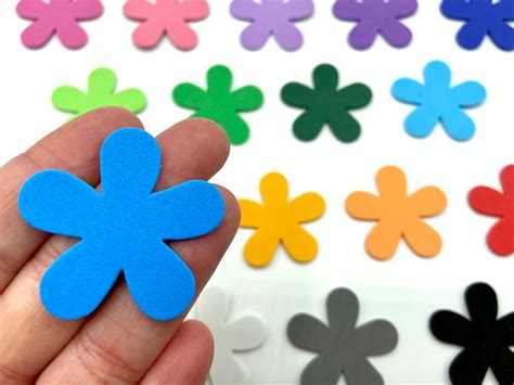 Foam Flower Stickers Self Adhesive Flower Die Cut For Etsy