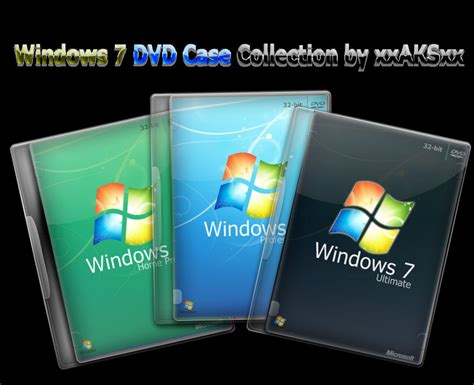 Windows 7 Custom Dvd Cover Set By Xxaksxx On Deviantart