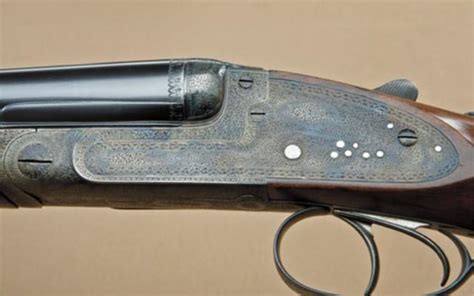 Full Sidelock Best Quality Double Rifle By George Gibbs In Original 22 Hornet Caliber 24” Barre