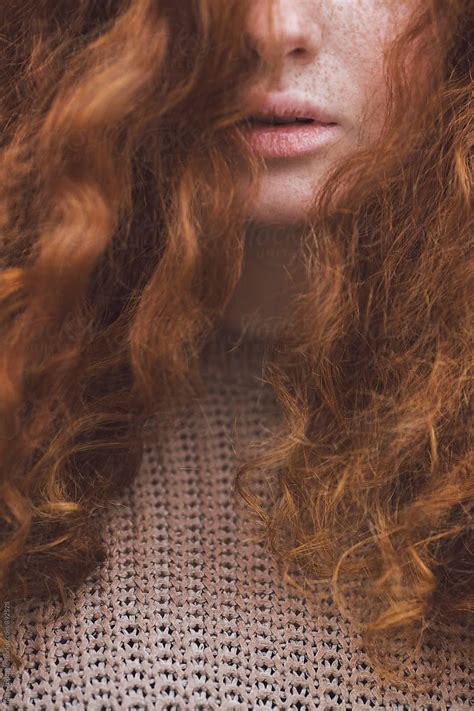 Redhead Girl´s Lips By Maja Topcagic