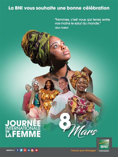 Journ E Internationale De La Femme Publications Bni Banque Nationale D Investissement