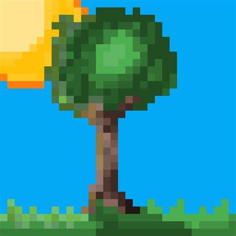 Pixel Art Tree 32x32 Mega Pixel Art 32x32 Px