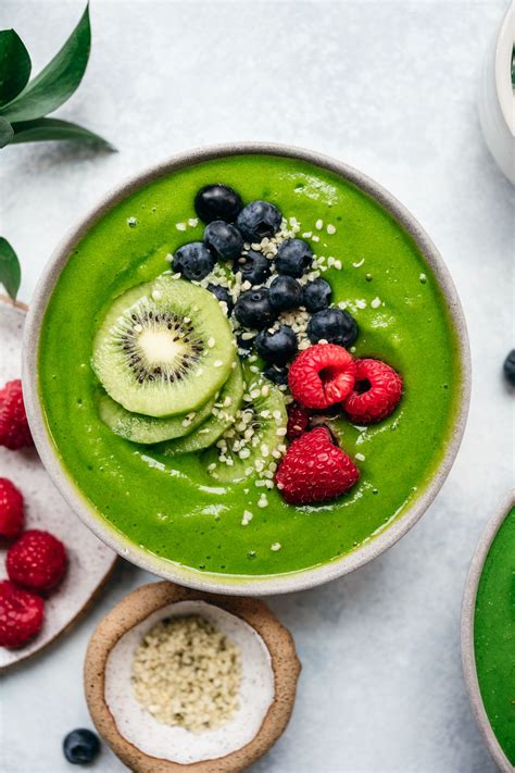 Green Smoothie Bowls 3 Ways Vegan Crowded Kitchen Recipe Green