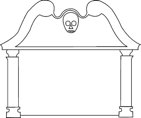 Tombstone Template Printable Clipart Best