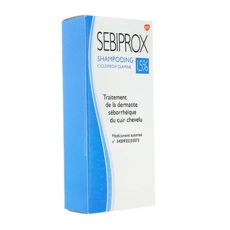 Sebiprox Shampooing Dermite Séborrhéique Du Cuir Chevelu Ciclopirox