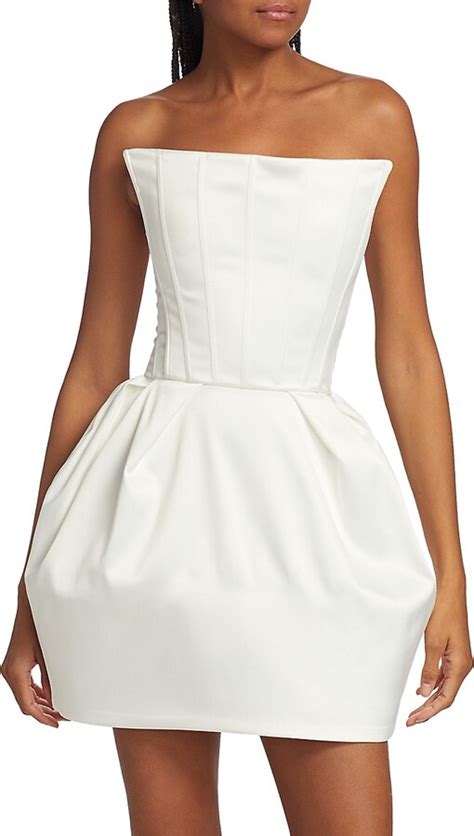Michael Costello Collection Kate Strapless Minidress Shopstyle