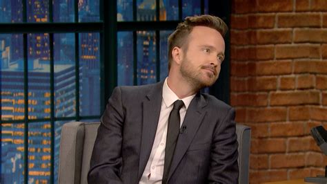 Watch Late Night With Seth Meyers Interview Aaron Paul On Starring In