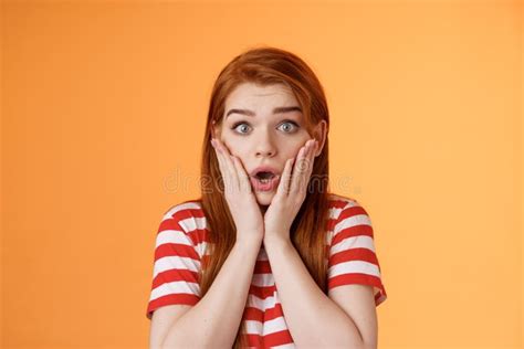 Close Up Of Shocked And Startled Young Woman Looking Frustrated Reacting To Something