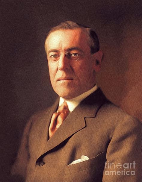 Woodrow Wilson President Of The United States Of America