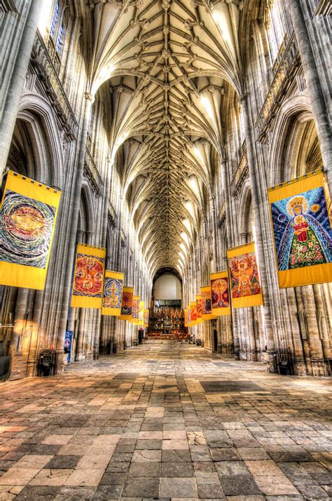Nave At Winchester Cathedral Photograph By Peggy Cooper Berger Fine