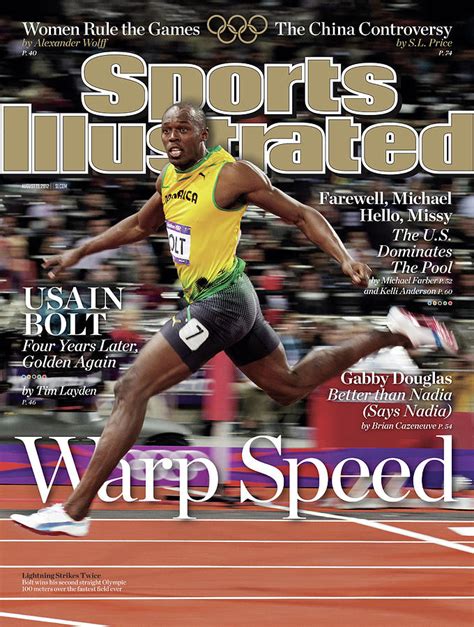 Warp Speed 2012 Summer Olympics Sports Illustrated Cover Photograph By