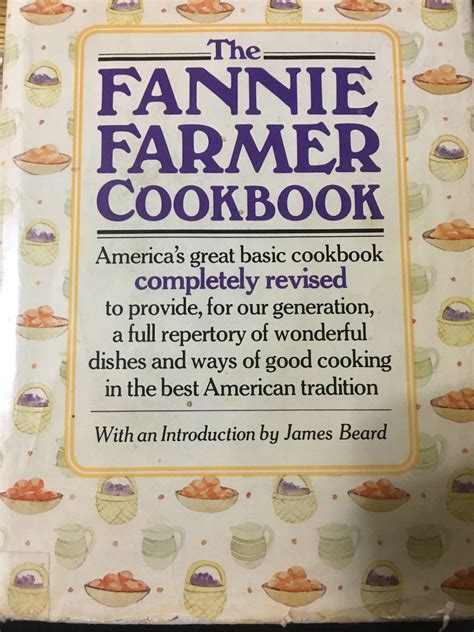 Fannie Farmer Cookbook Thirteenth Edition